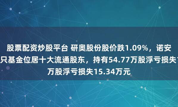 股票配资炒股平台 研奥股份股价跌1.09%，诺安基金旗下1只基金位居十大流通股东，持有54.77万股浮亏损失15.34万元